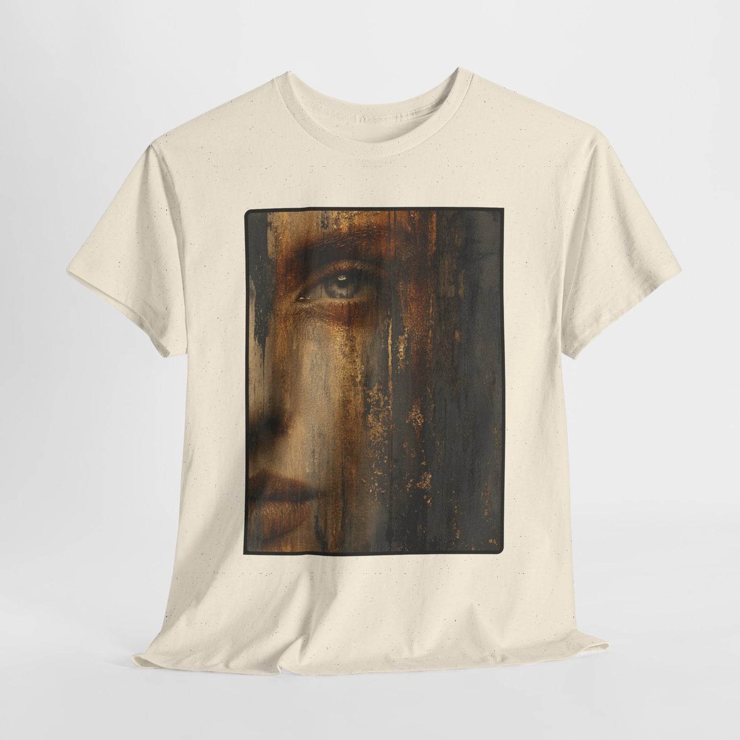Golden Lux - T-Shirt Facepaint Kunstwerk