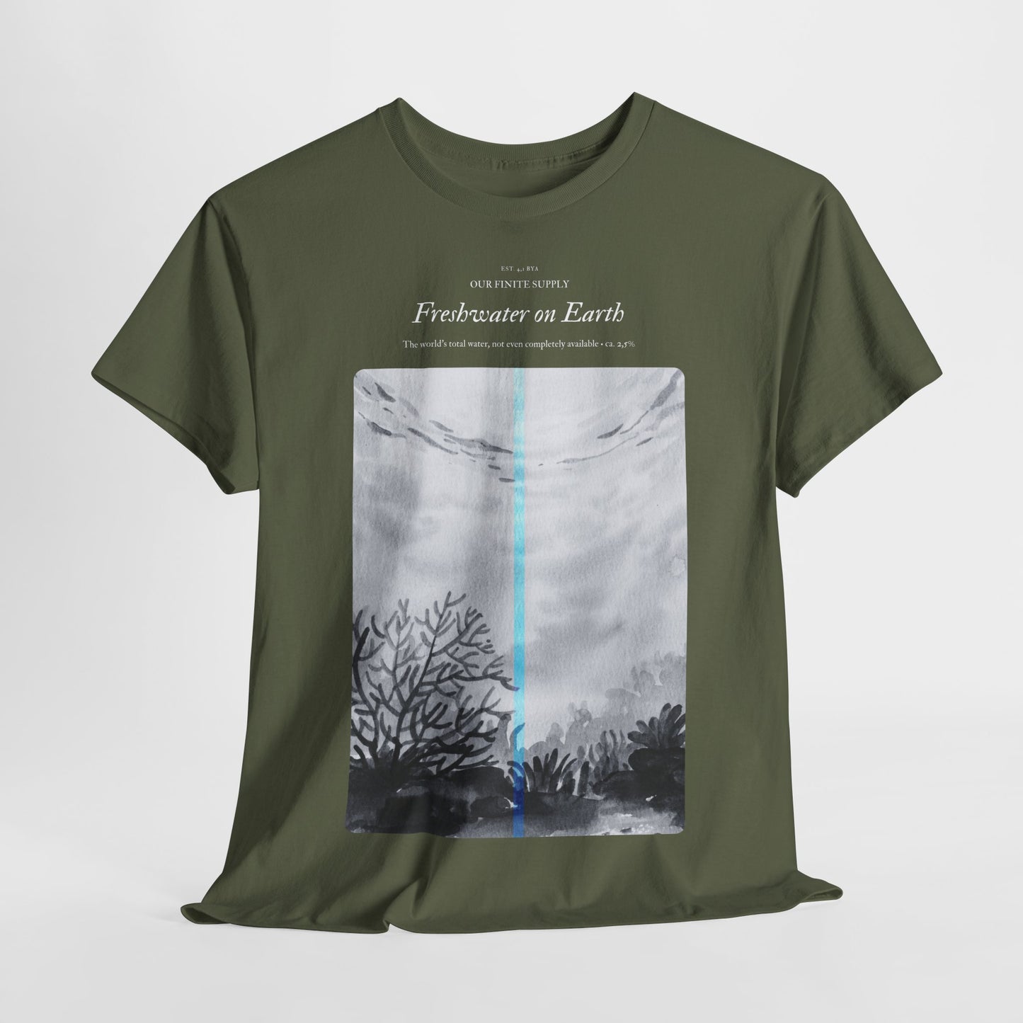Freshwater on Earth - T-Shirt Awareness Design Unisex