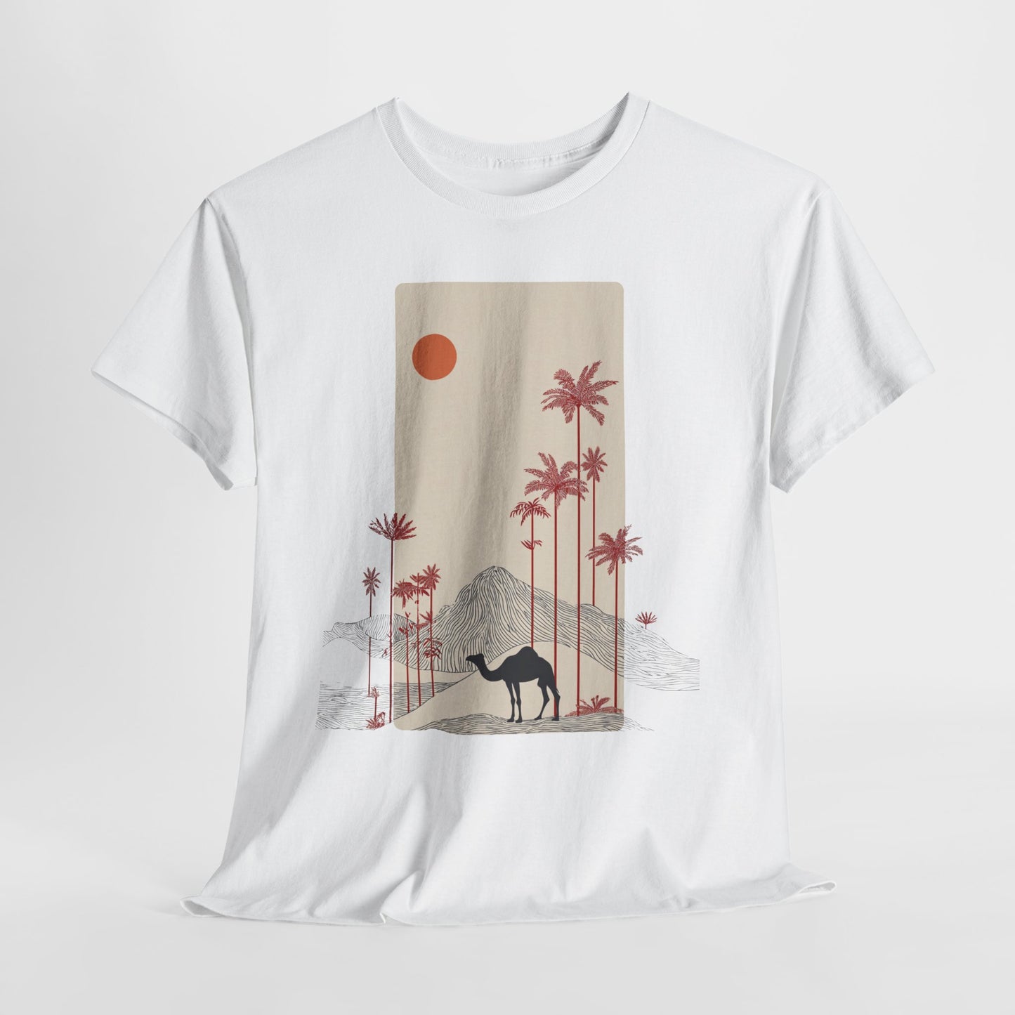 Walking the Orient - T-Shirt Modern Design Unisex - 100% Baumwolle