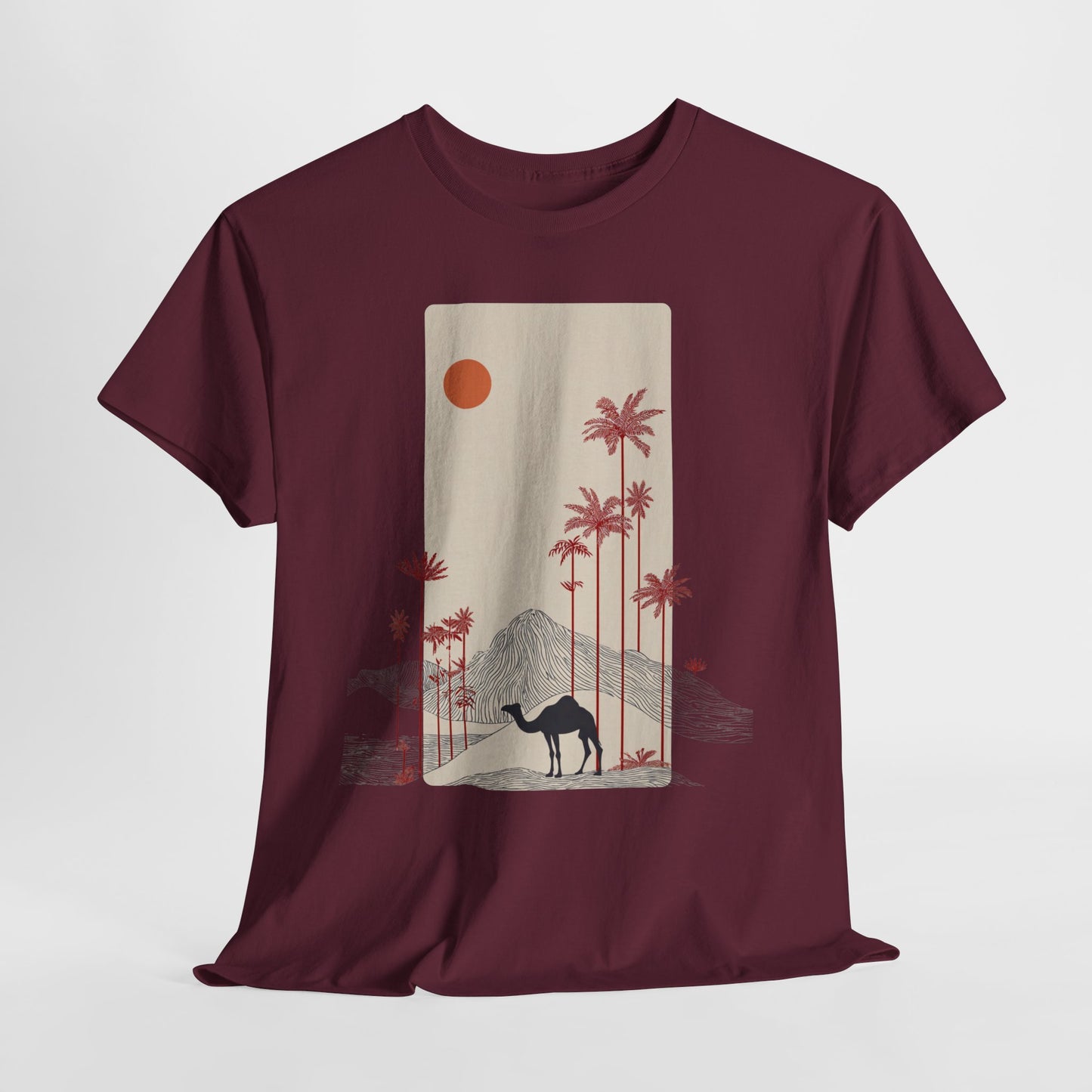Walking the Orient - T-Shirt Modern Design Unisex - 100% Baumwolle