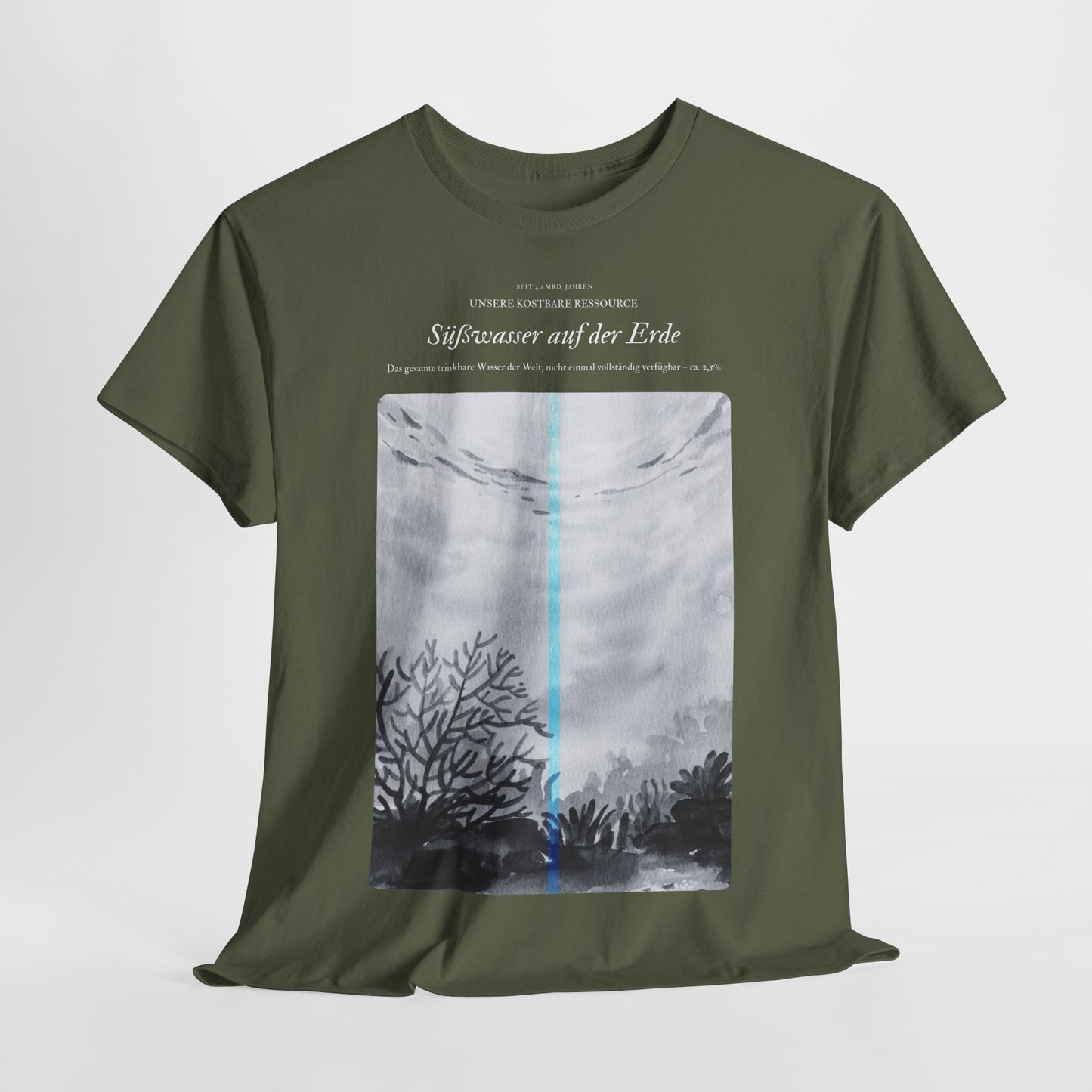 Süßwasser auf der Erde - T-Shirt Unsere Umwelt Unisex