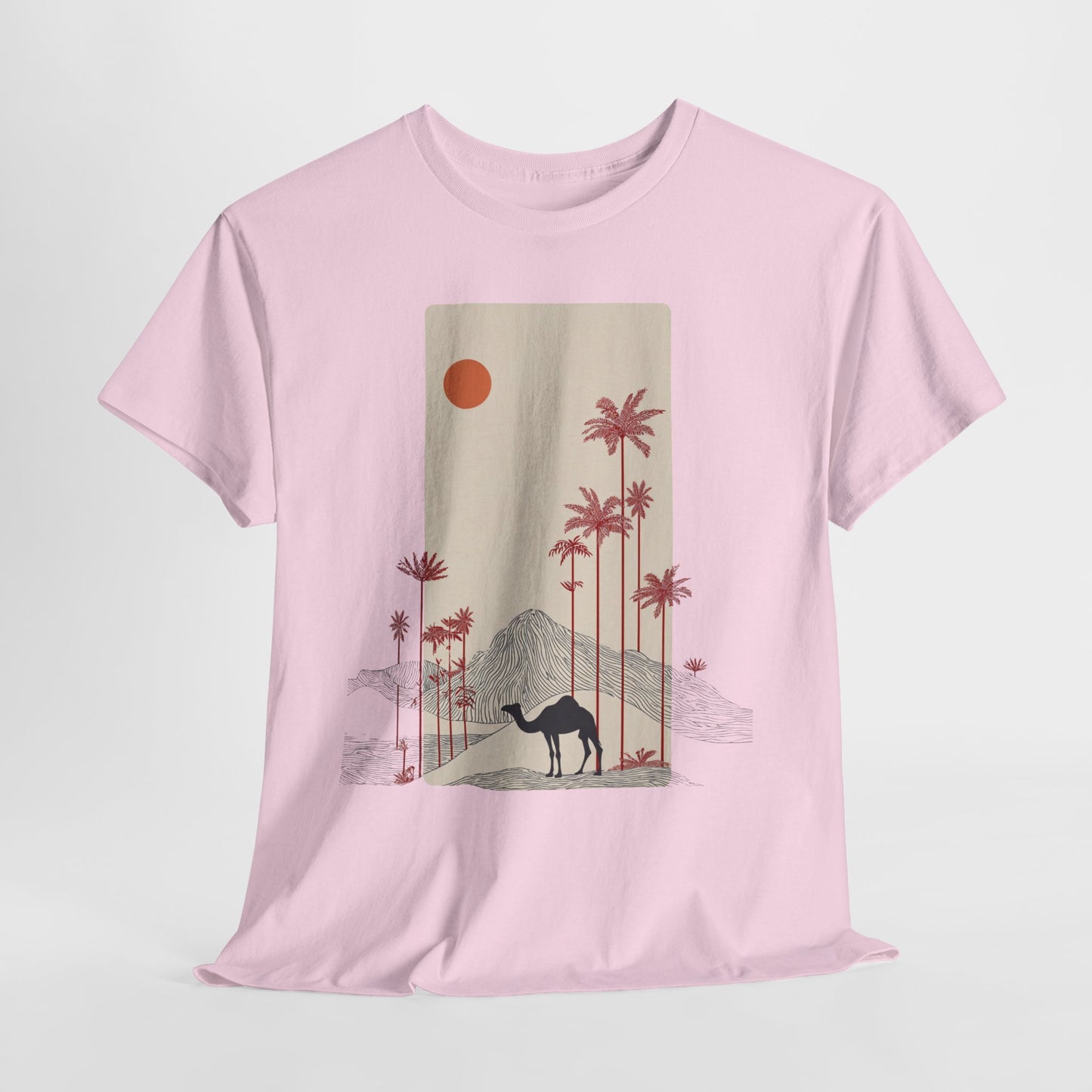 Walking the Orient - T-Shirt Modern Design Unisex - 100% Baumwolle
