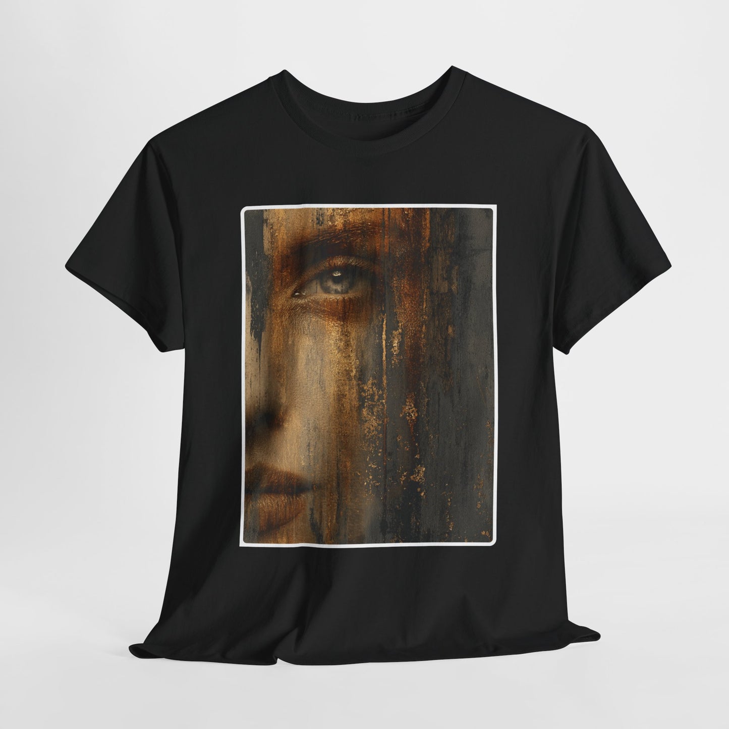 Golden Lux - T-Shirt Facepaint Kunstwerk