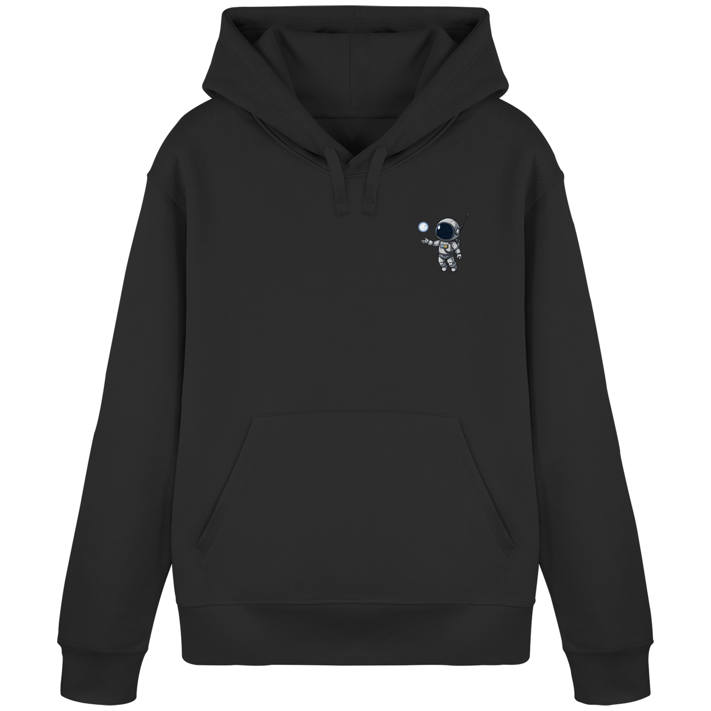 Astronauten Pulli - Inspirational Moon Quote - 85% Bio-Baumwolle Hoodie