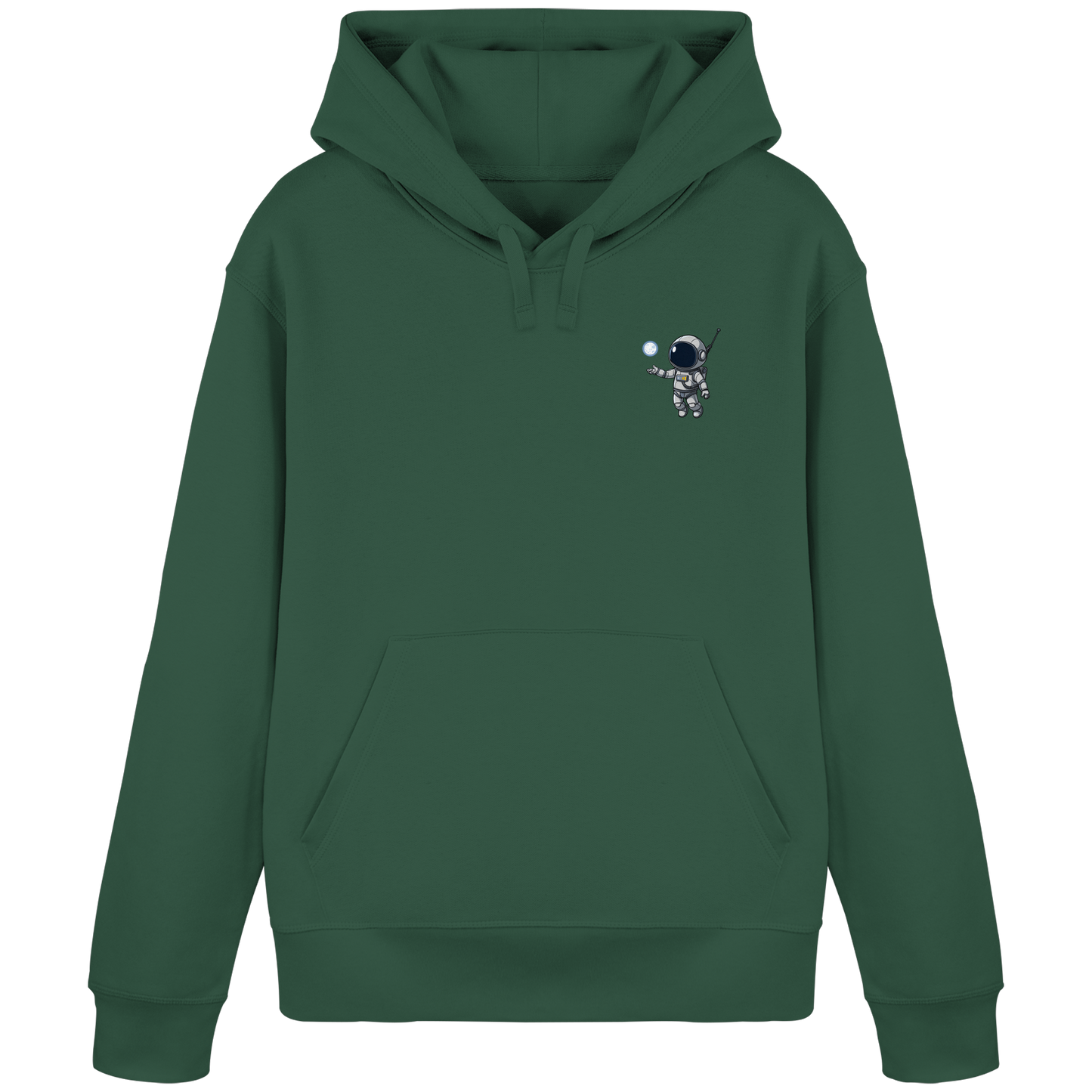 Astronauten Pulli - Inspirational Moon Quote - 85% Bio-Baumwolle Hoodie