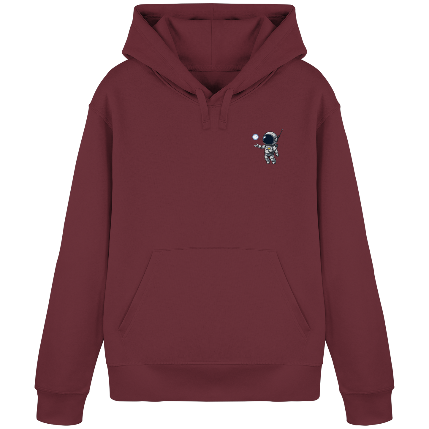 Astronauten Pulli - Inspirational Moon Quote - 85% Bio-Baumwolle Hoodie