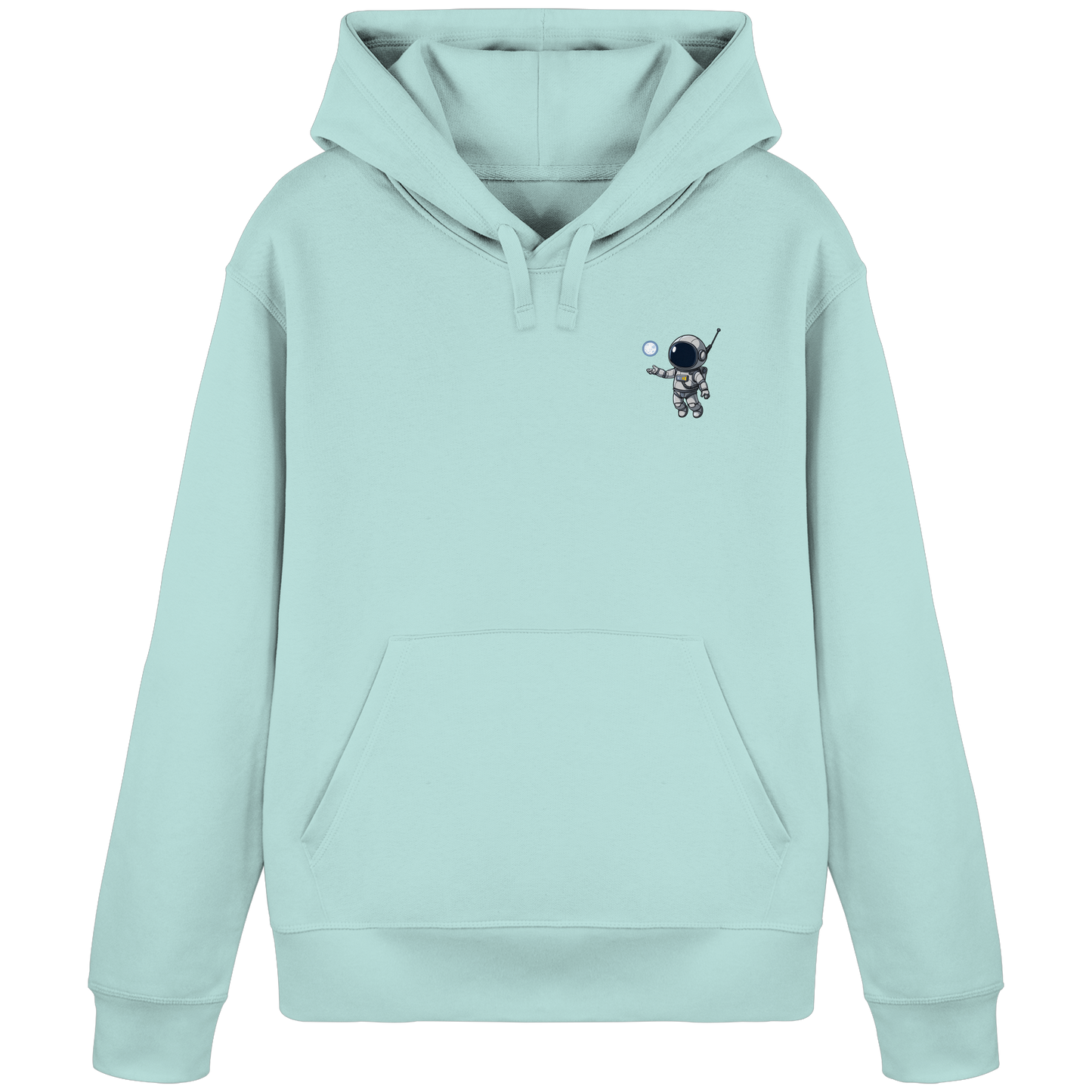 Astronauten Pulli - Inspirational Moon Quote - 85% Bio-Baumwolle Hoodie