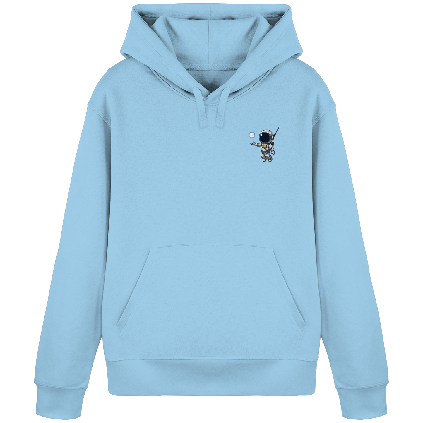 Astronauten Pulli - Inspirational Moon Quote - 85% Bio-Baumwolle Hoodie