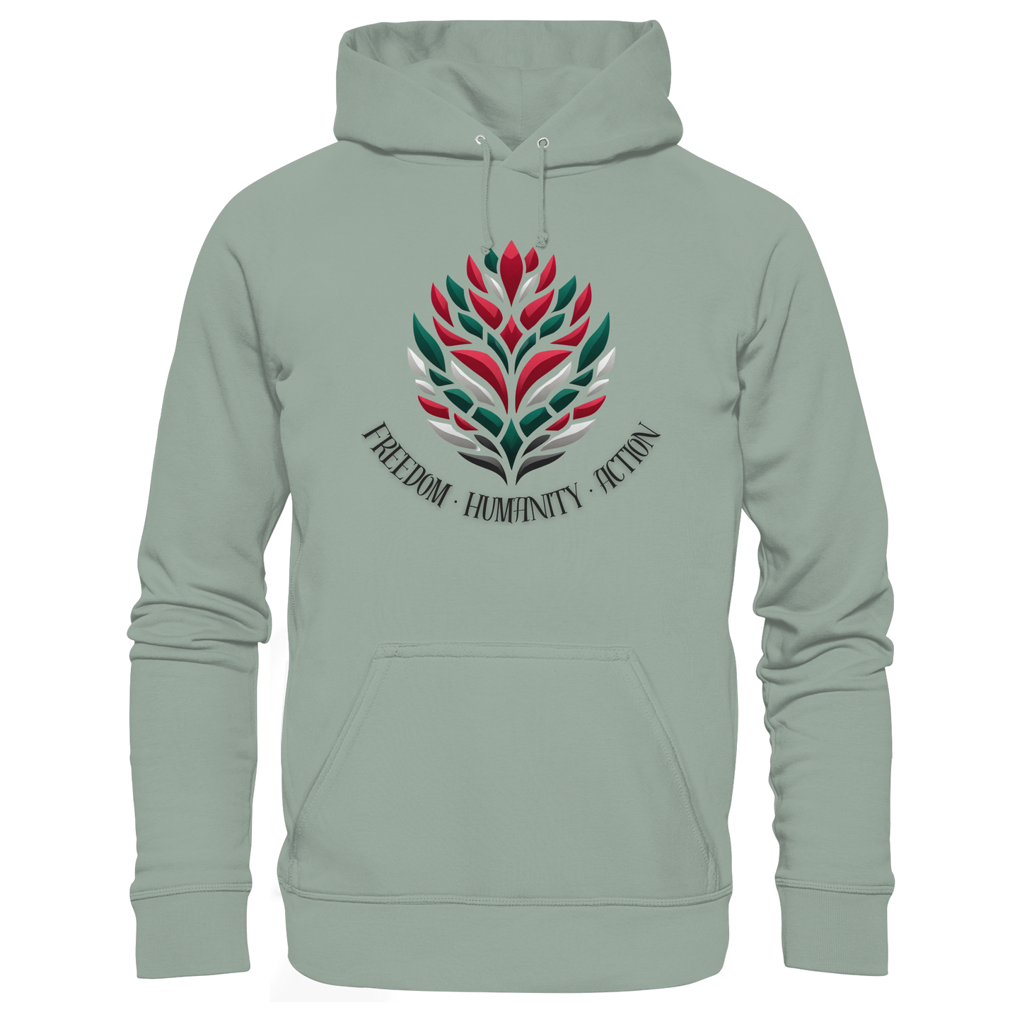 Freedom · Humanity · Action - Palestina Pullover - 100% Bio-Baumwolle