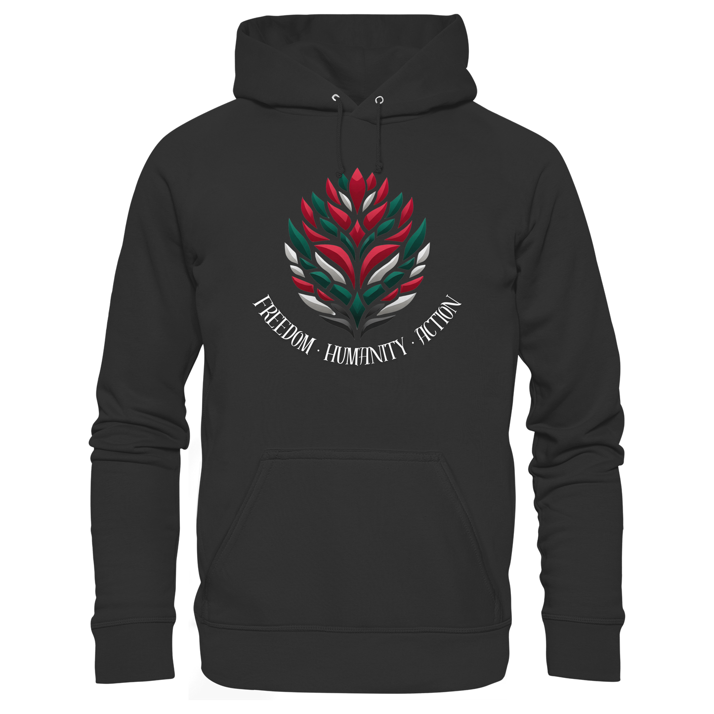 Freedom · Humanity · Action - Palestina Pullover - 100% Bio-Baumwolle