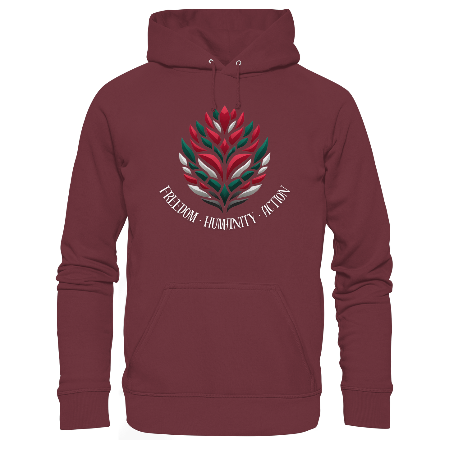 Freedom · Humanity · Action - Palestina Pullover - 100% Bio-Baumwolle