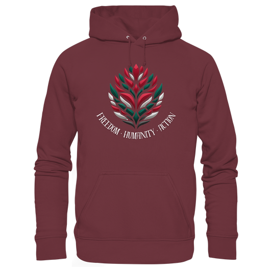 Freedom · Humanity · Action - Palestina Pullover - 100% Bio-Baumwolle