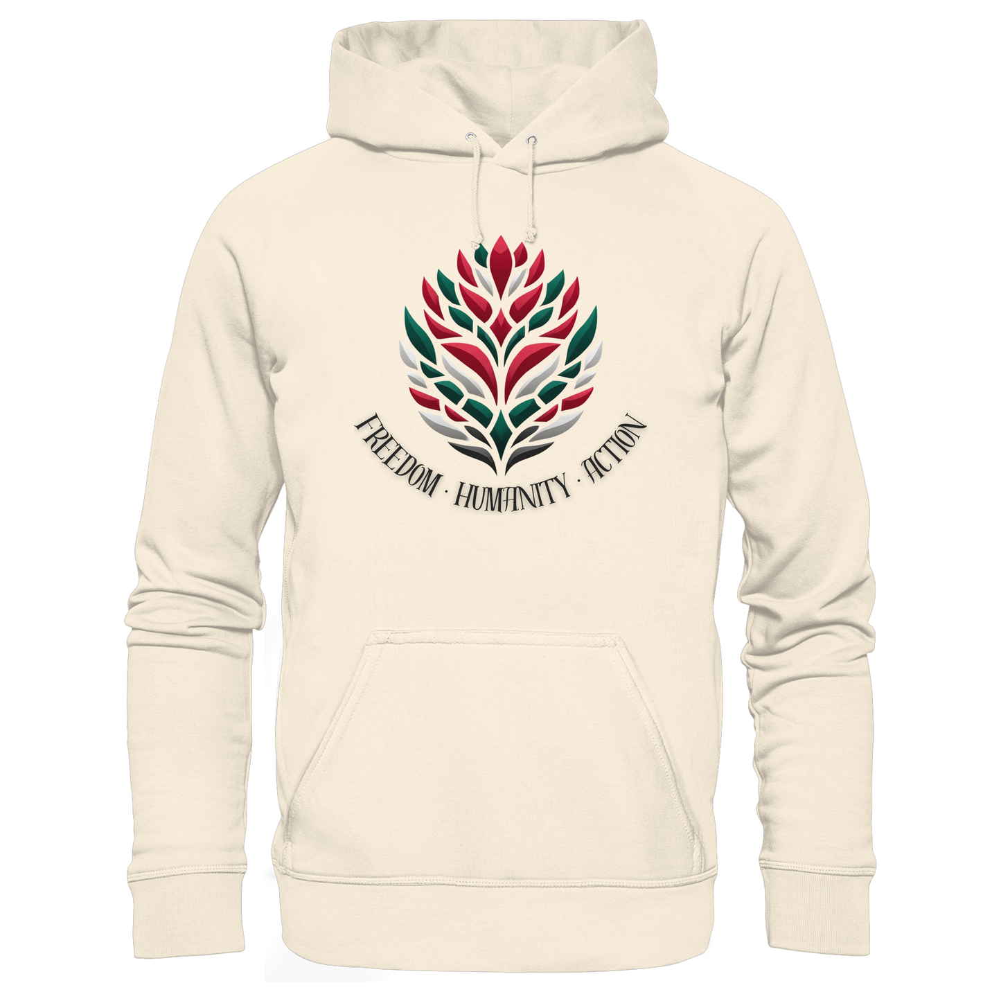 Freedom · Humanity · Action - Palestina Pullover - 100% Bio-Baumwolle