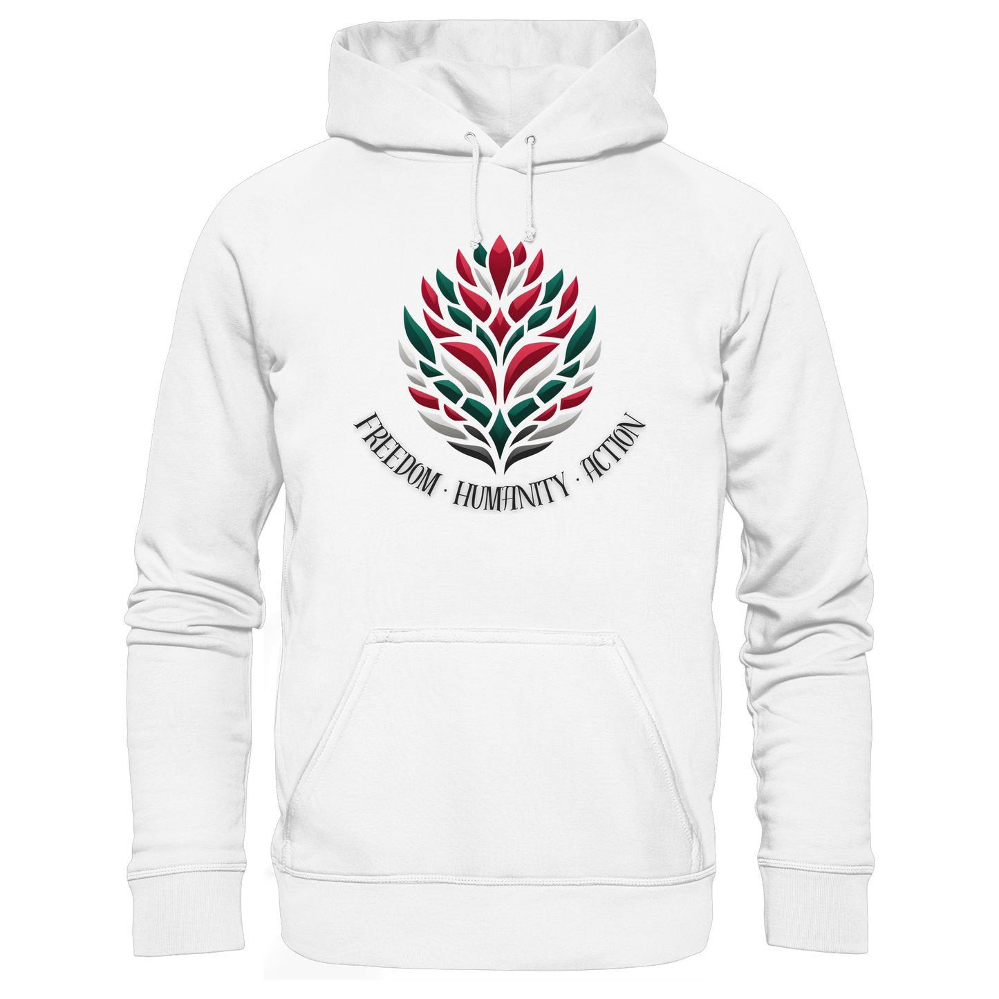 Freedom · Humanity · Action - Palestina Pullover - 100% Bio-Baumwolle