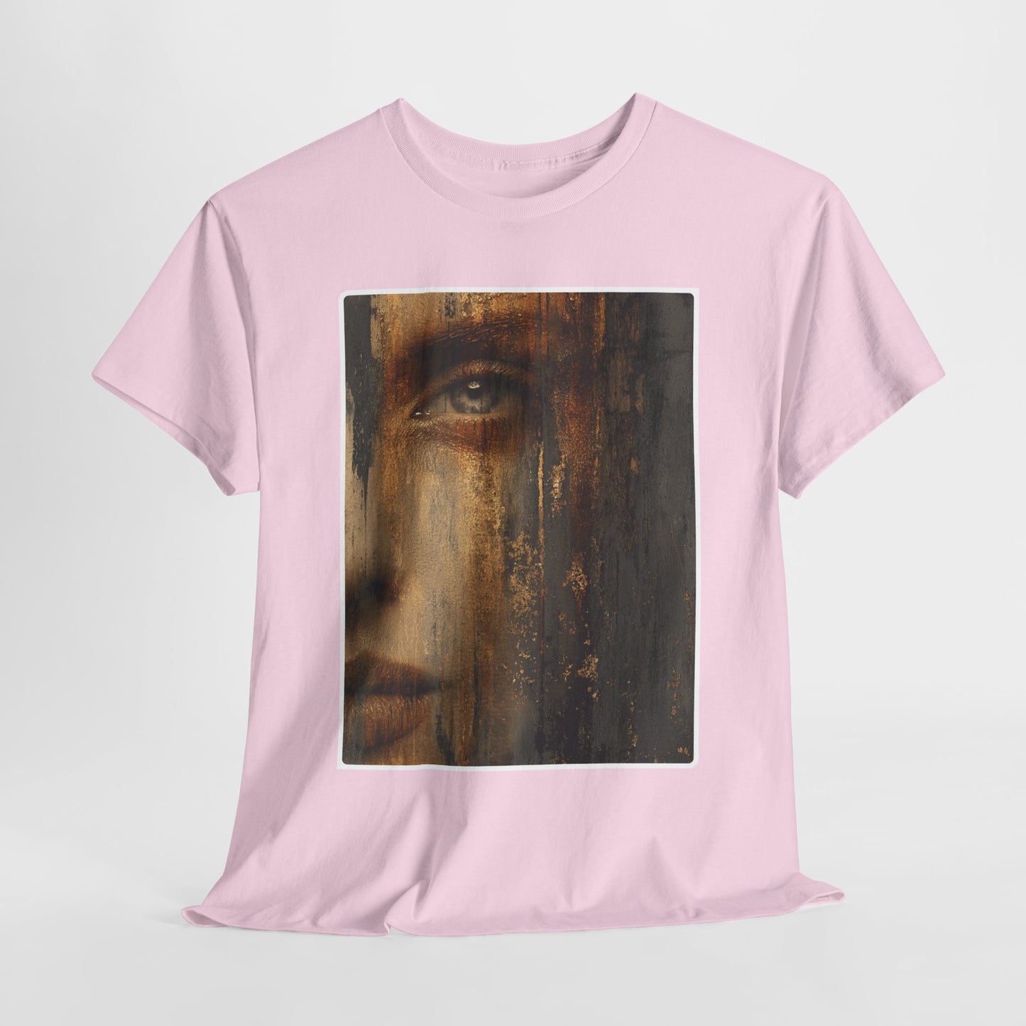 Golden Lux - T-Shirt Facepaint Kunstwerk