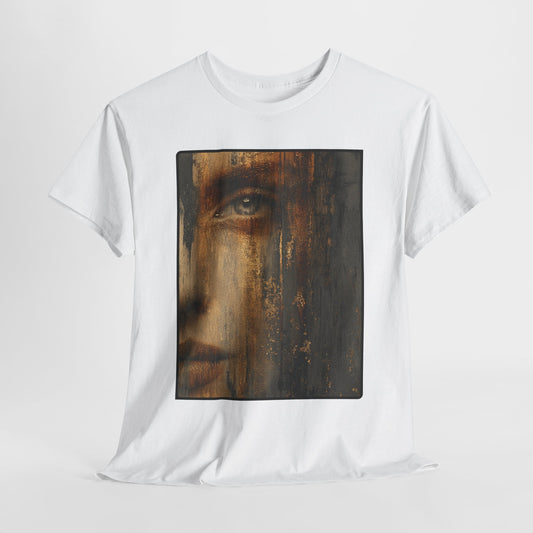 Golden Lux - T-Shirt Facepaint Kunstwerk