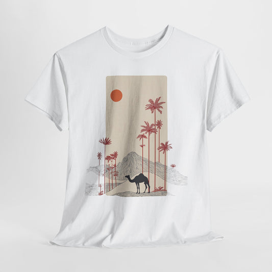 Walking the Orient - T-Shirt Modern Design Unisex - 100% Baumwolle