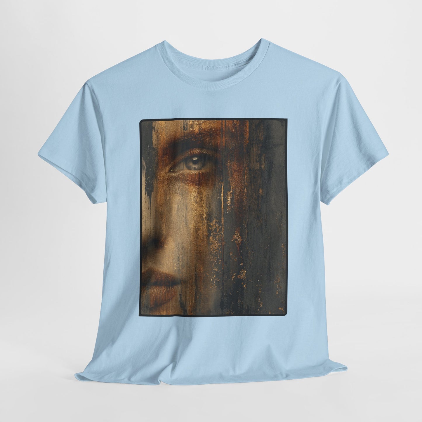Golden Lux - T-Shirt Facepaint Kunstwerk
