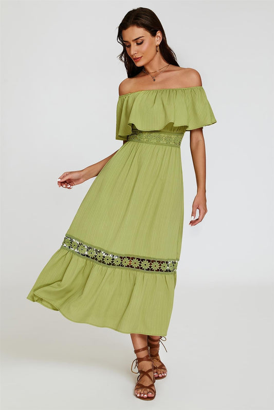 Grassgrünes Kleid