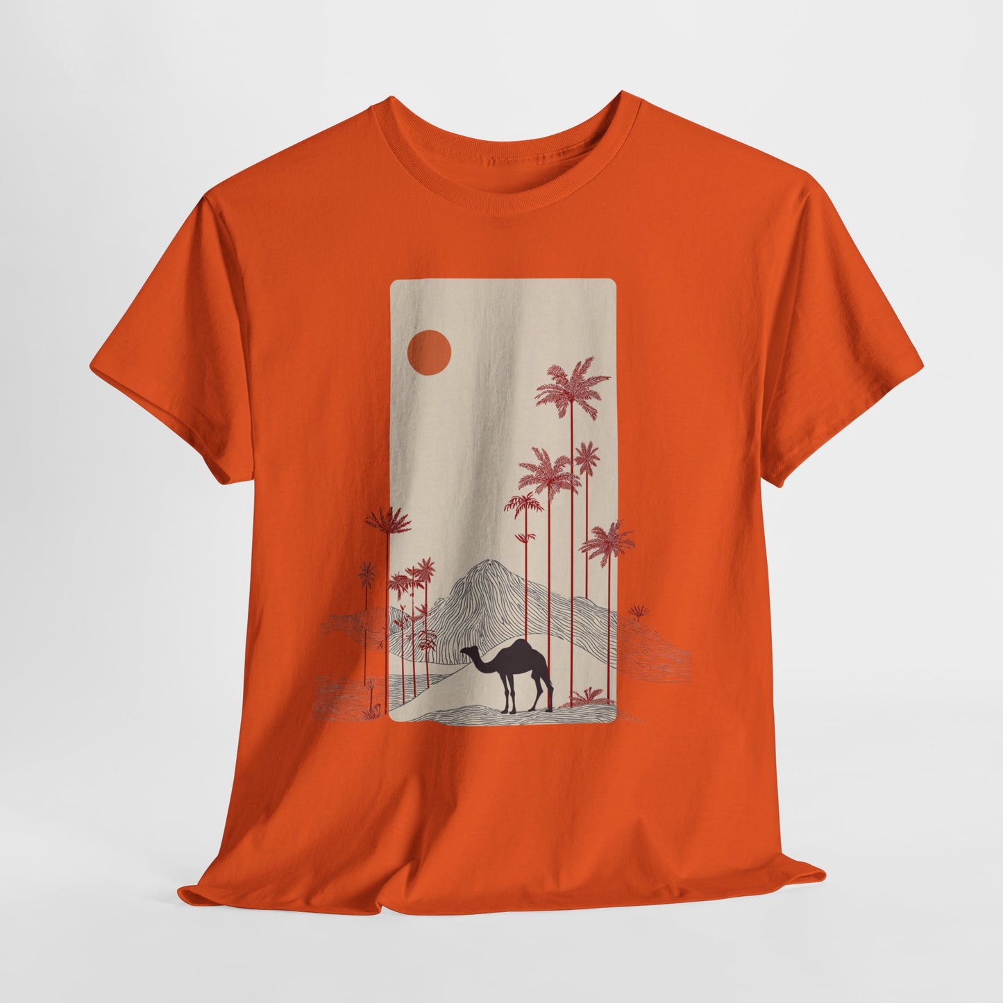 Walking the Orient - T-Shirt Modern Design Unisex - 100% Baumwolle