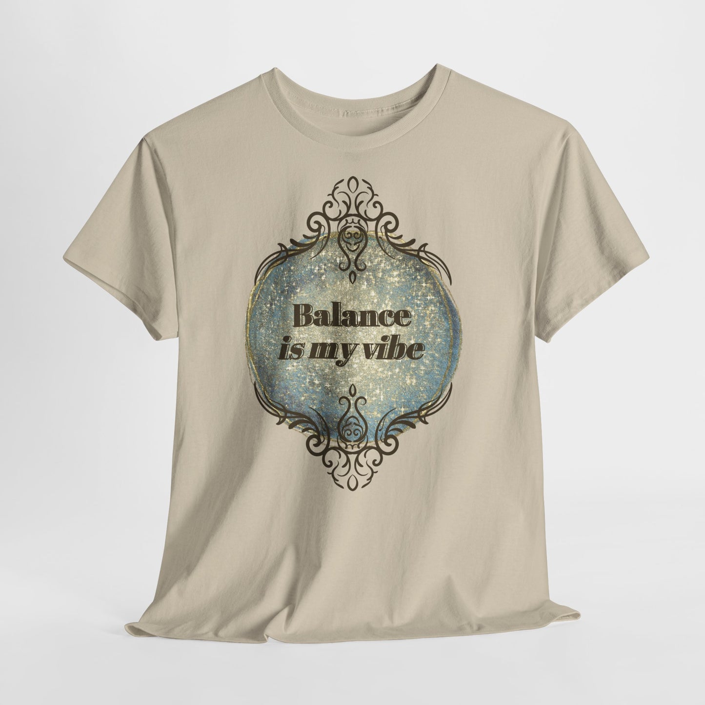 Balance Is My Vibe – T-Shirt Cozy Essential - 100% Baumwolle