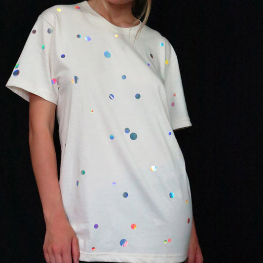 Holo Dots T-Shirt - 100% Baumwolle