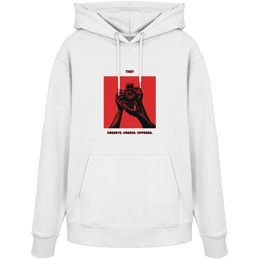 They - Observe, Obsess, Oppress - Statement Designer Pullover - 100% Bio-Baumwolle