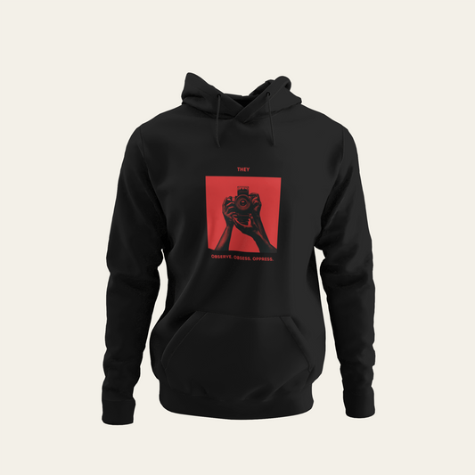 They - Observe, Obsess, Oppress - Unisex Softstyle Fleece Pullover - 80% Baumwolle